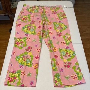 Lilly Pulitzer White Label cropped pants size 10